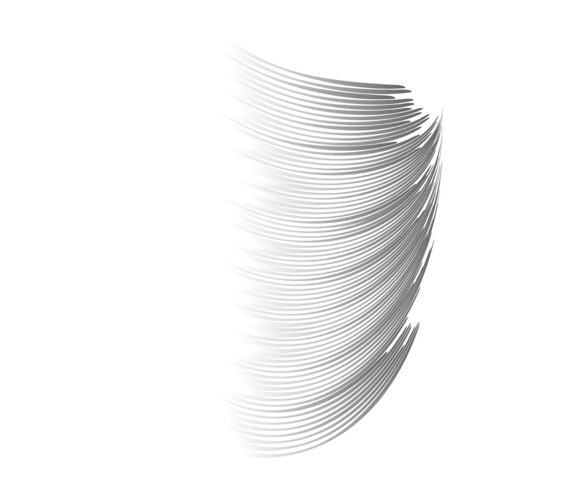 linhas de velocidade voando padrão de partículas, textura gráfica de manga de selo de luta, linhas horizontais de velocidade de quadrinhos em fundo branco. vetor rápido - ilustrador