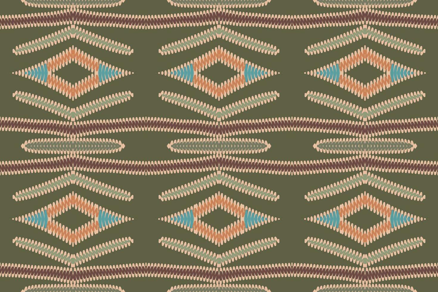dupatta padronizar desatado nativo americano, motivo bordado, ikat bordado vetor Projeto para impressão australiano cortina padronizar geométrico travesseiro modelo kurti Mughal flores
