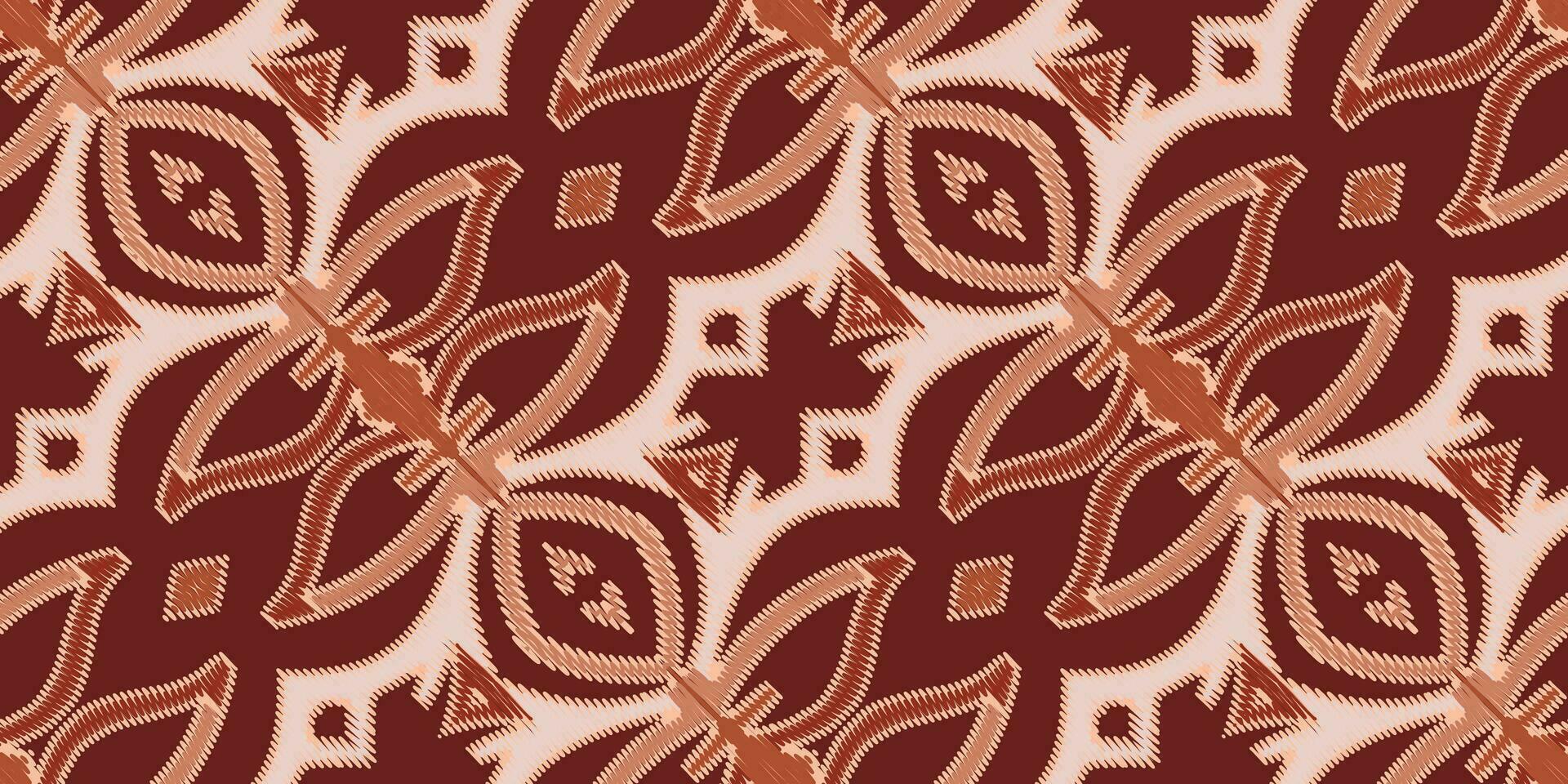 seda tecido patola sari padronizar desatado Mughal arquitetura motivo bordado, ikat bordado vetor Projeto para impressão indígena arte aborígene arte padronizar floral kurti Mughal fronteira