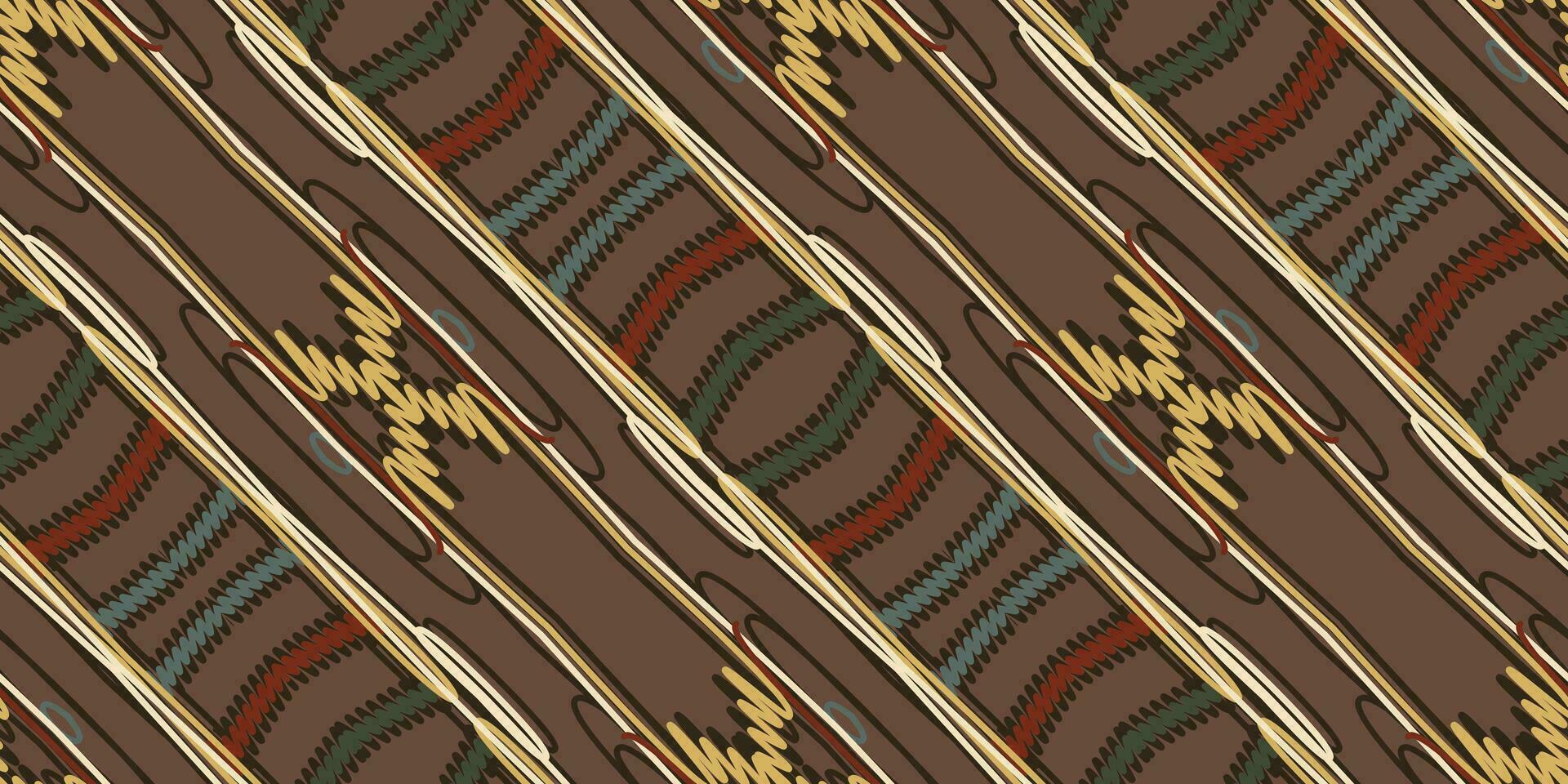 navajo padronizar desatado Mughal arquitetura motivo bordado, ikat bordado vetor Projeto para impressão indonésio batik motivo bordado nativo americano Kurta Mughal Projeto