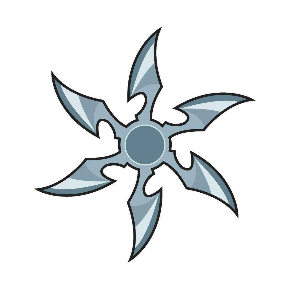 Shuriken Japão ilustração vetor