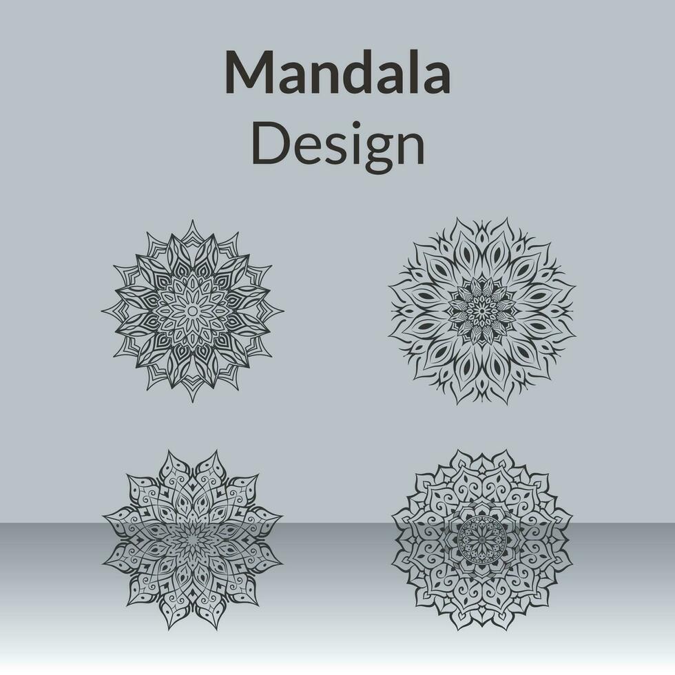 vetor mandala Projeto para convite cartão