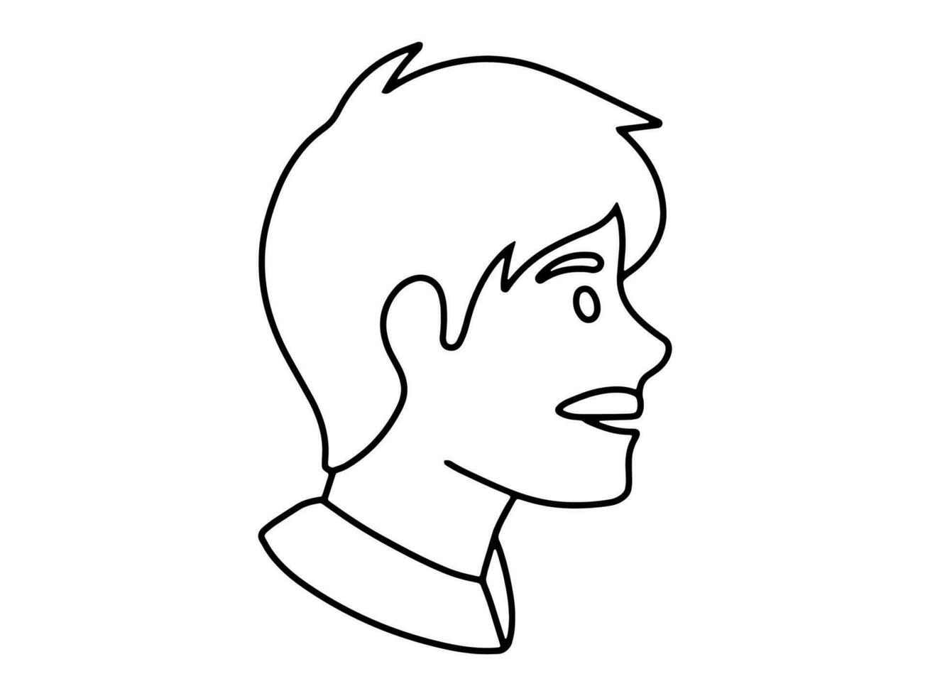 pessoas personagem masculino avatar ícone ilustração vetor