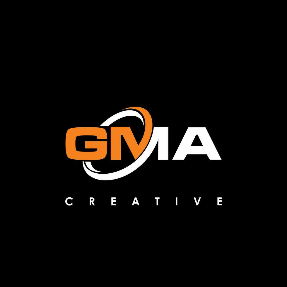 gma carta inicial logotipo Projeto modelo vetor ilustração