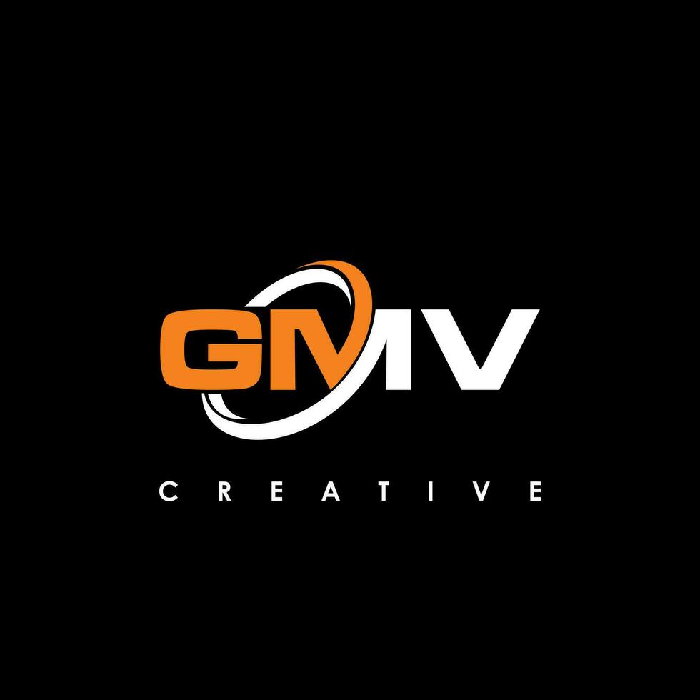 gmv carta inicial logotipo Projeto modelo vetor ilustração