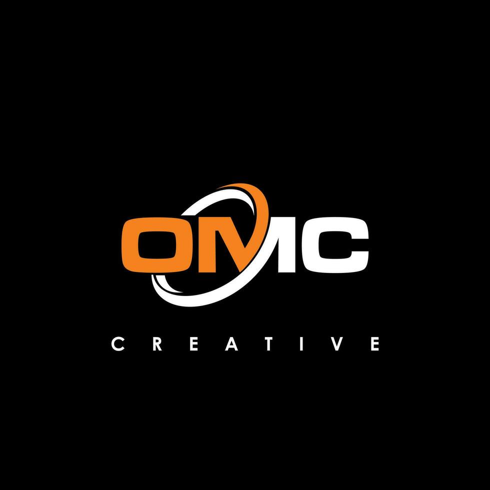 omc carta inicial logotipo Projeto modelo vetor ilustração