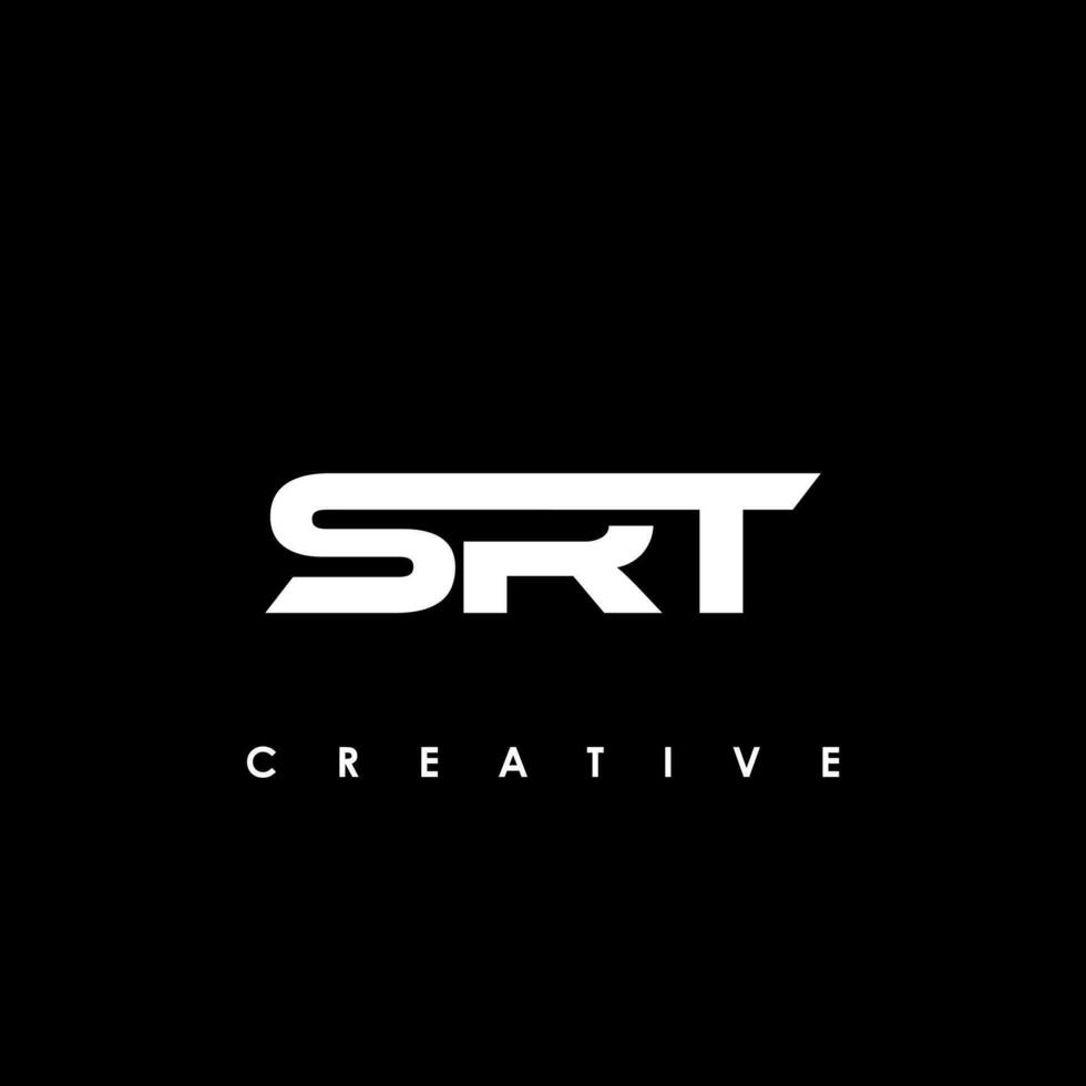 srt carta inicial logotipo Projeto modelo vetor ilustração