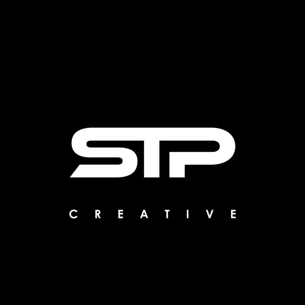 stp carta inicial logotipo Projeto modelo vetor ilustração