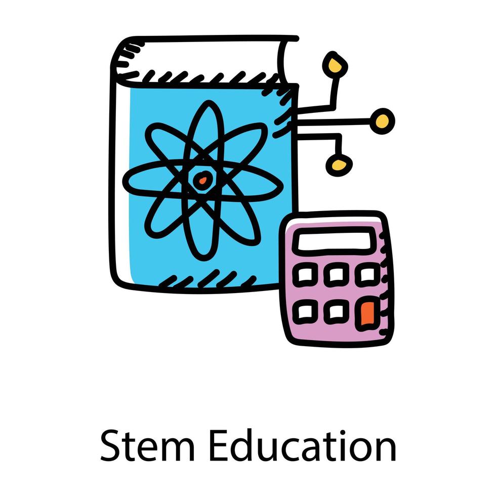 educação de base e engenharia vetor