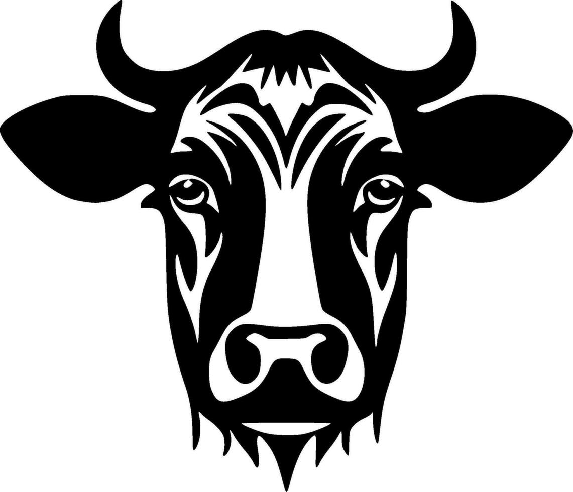 vaca - Alto qualidade vetor logotipo - vetor ilustração ideal para camiseta gráfico