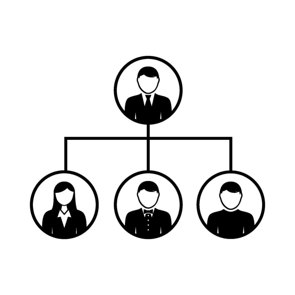 Liderança ícone para gráfico e rede Projeto vetor