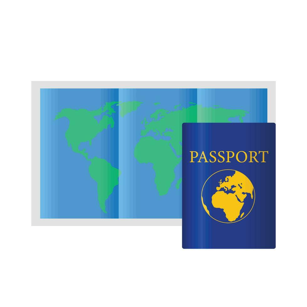 ilustração do Passaporte vetor