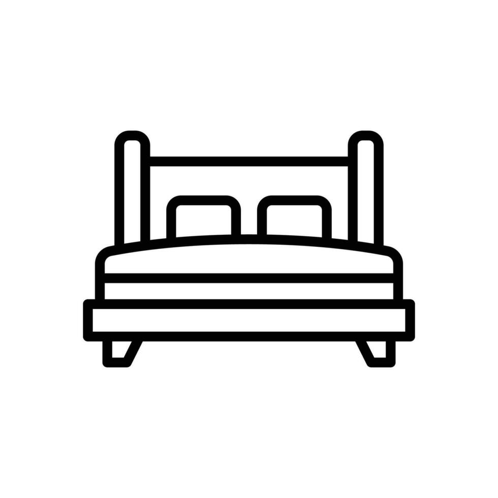 Duplo cama ícone. vetor linha ícone para seu local na rede Internet, móvel, apresentação, e logotipo Projeto.