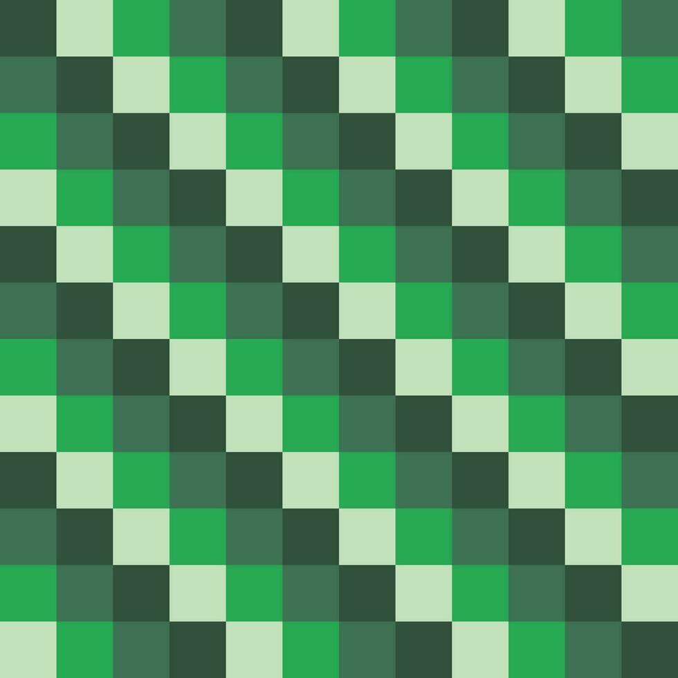 geométrico desatado padronizar quadrado com verde sombra. vetor