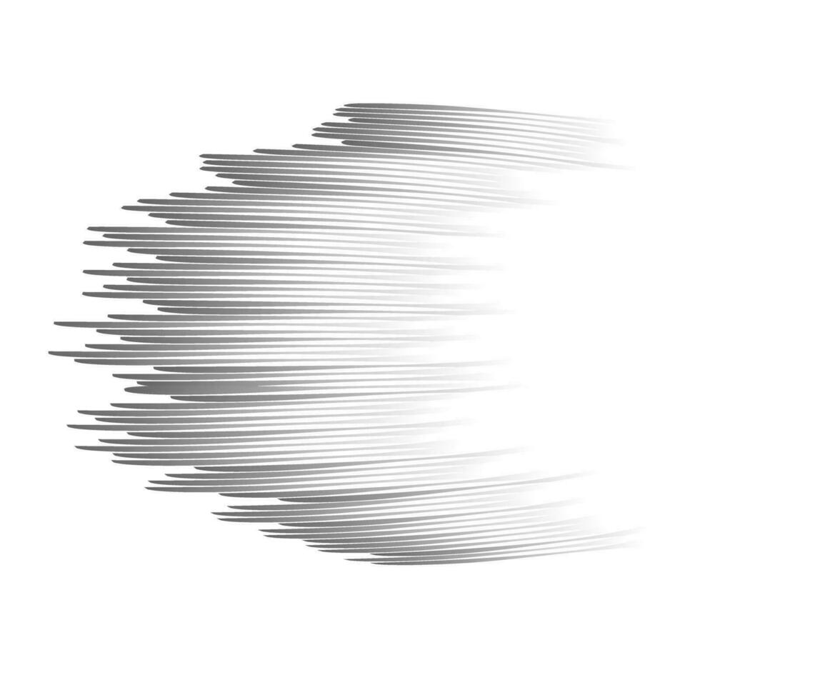 linhas de velocidade voando com partículas padrão sem emenda, textura gráfica de manga de selo de luta, linhas horizontais de velocidade de quadrinhos em fundo branco vetor