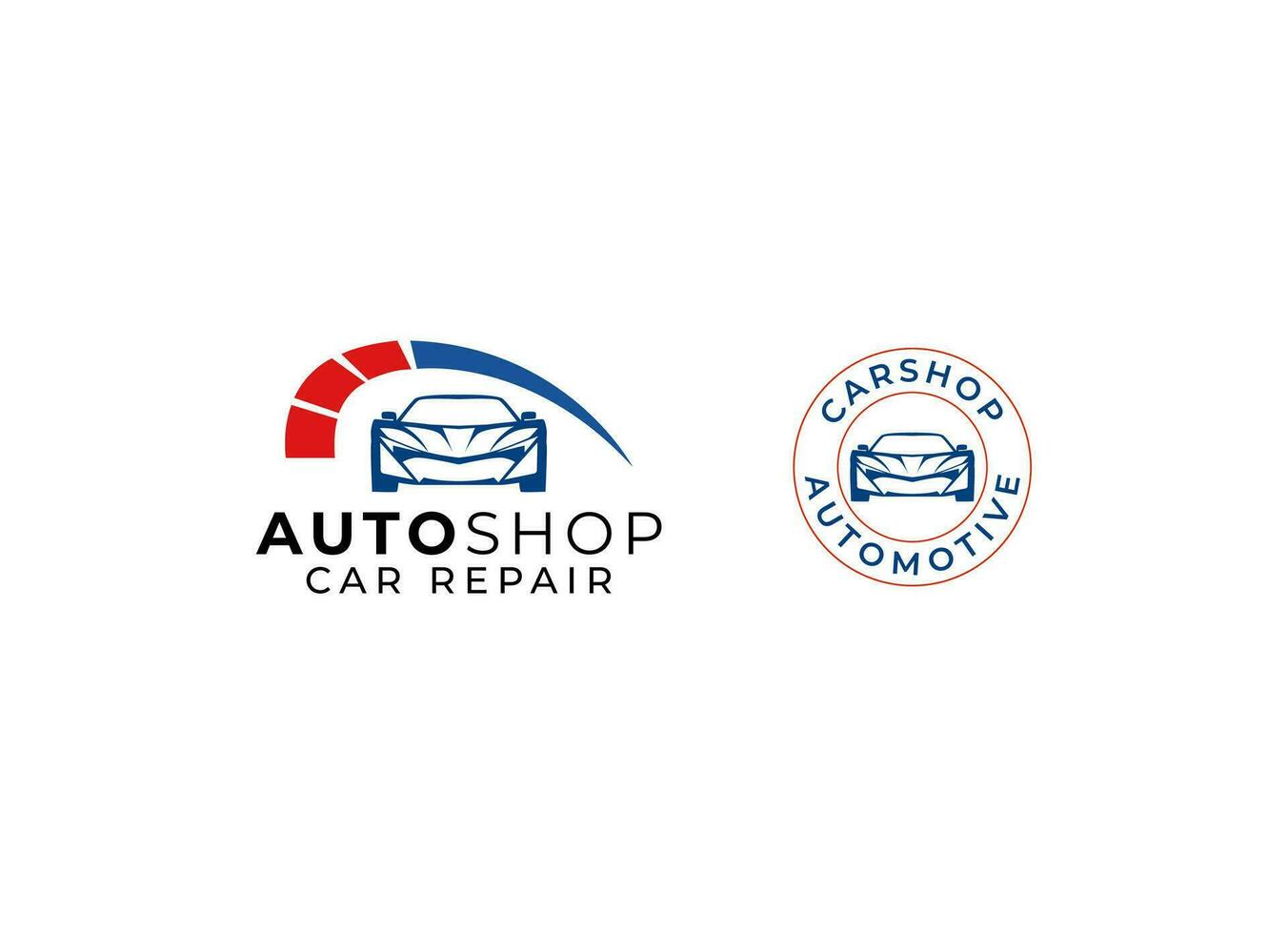 automotivo carro comprar, garagem, revendedor logotipo Projeto. vetor