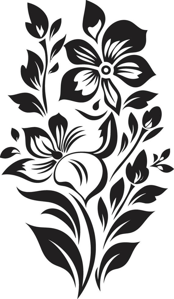 étnico elegância decorativo floral logotipo ícone tradição Flor étnico floral vetor Projeto