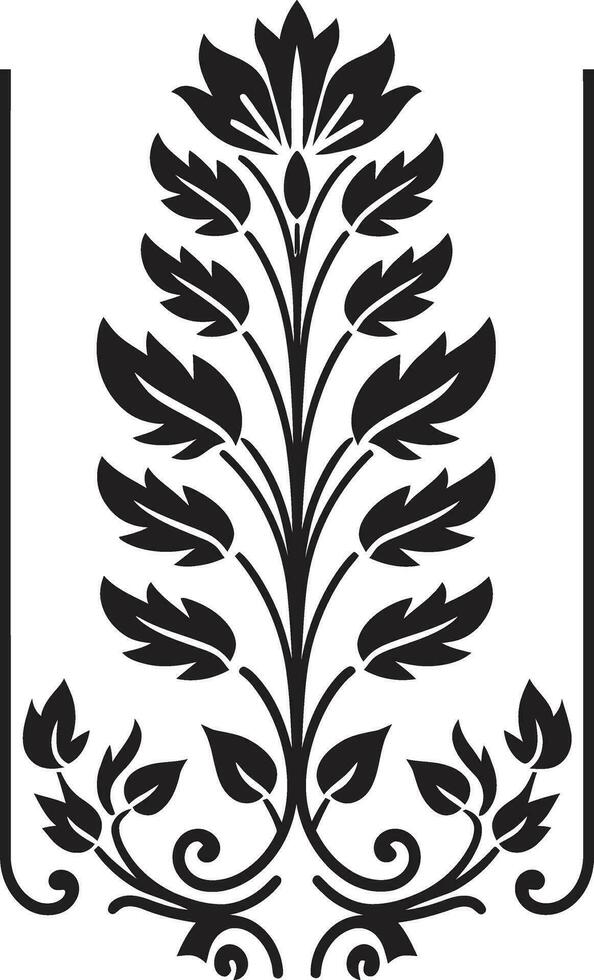 pétala padrões Preto vetor florais floral geometria Preto vetor telha logotipo