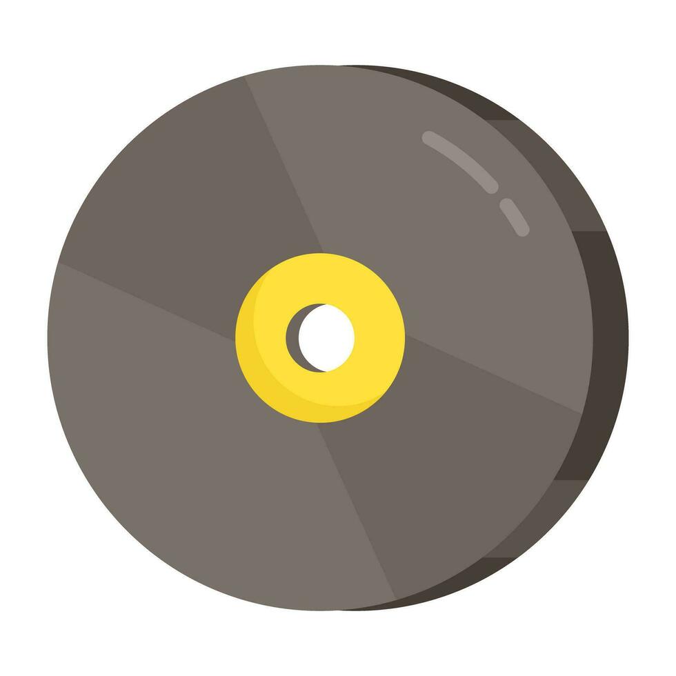 ícone de download premium de disco compacto vetor