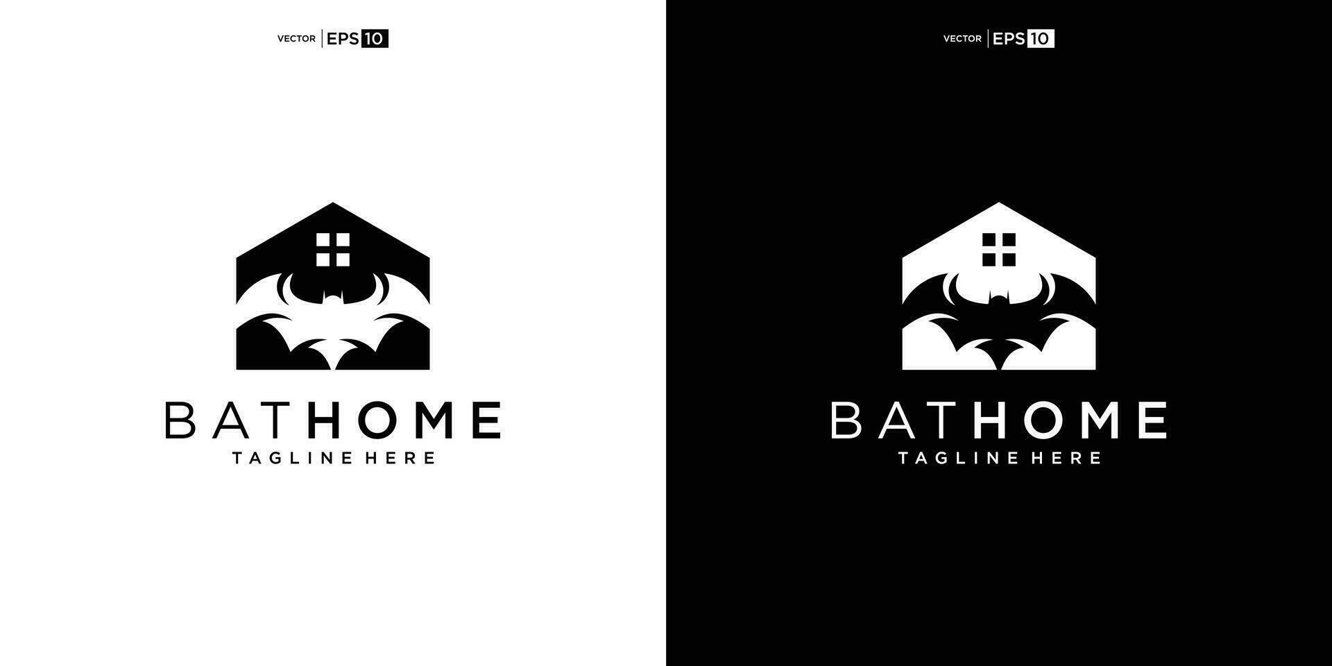 selvagem bastão casa logotipo Projeto vetor ícone