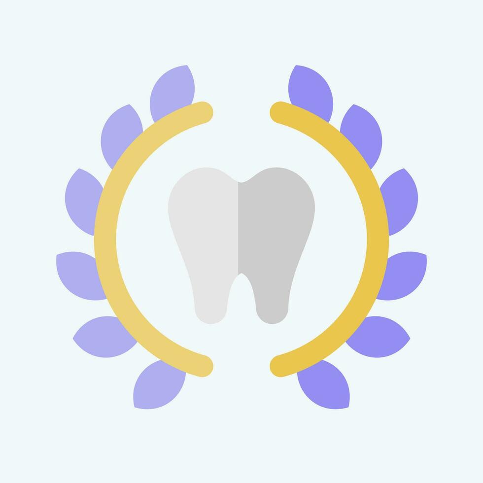 ícone aparelho ortodôntico. relacionado para dental símbolo. plano estilo. simples Projeto editável. simples ilustração vetor