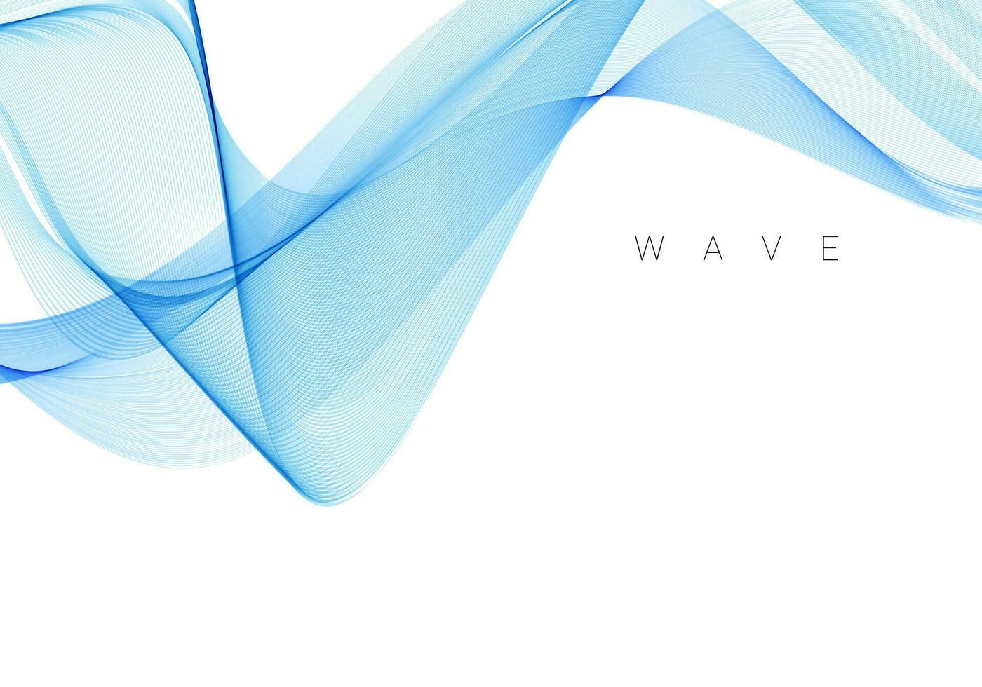 abstrato suave moderno azul cor onda fundo vetor