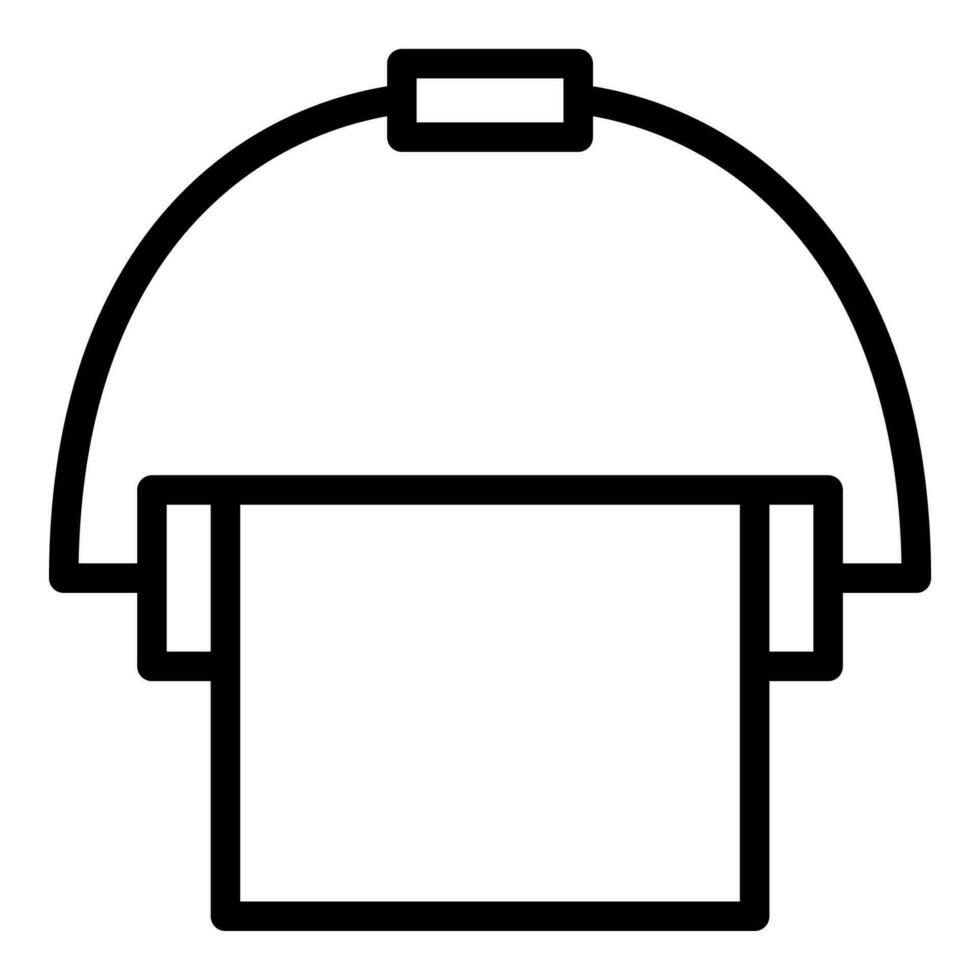 balde ícone ou logotipo ilustração esboço Preto estilo vetor