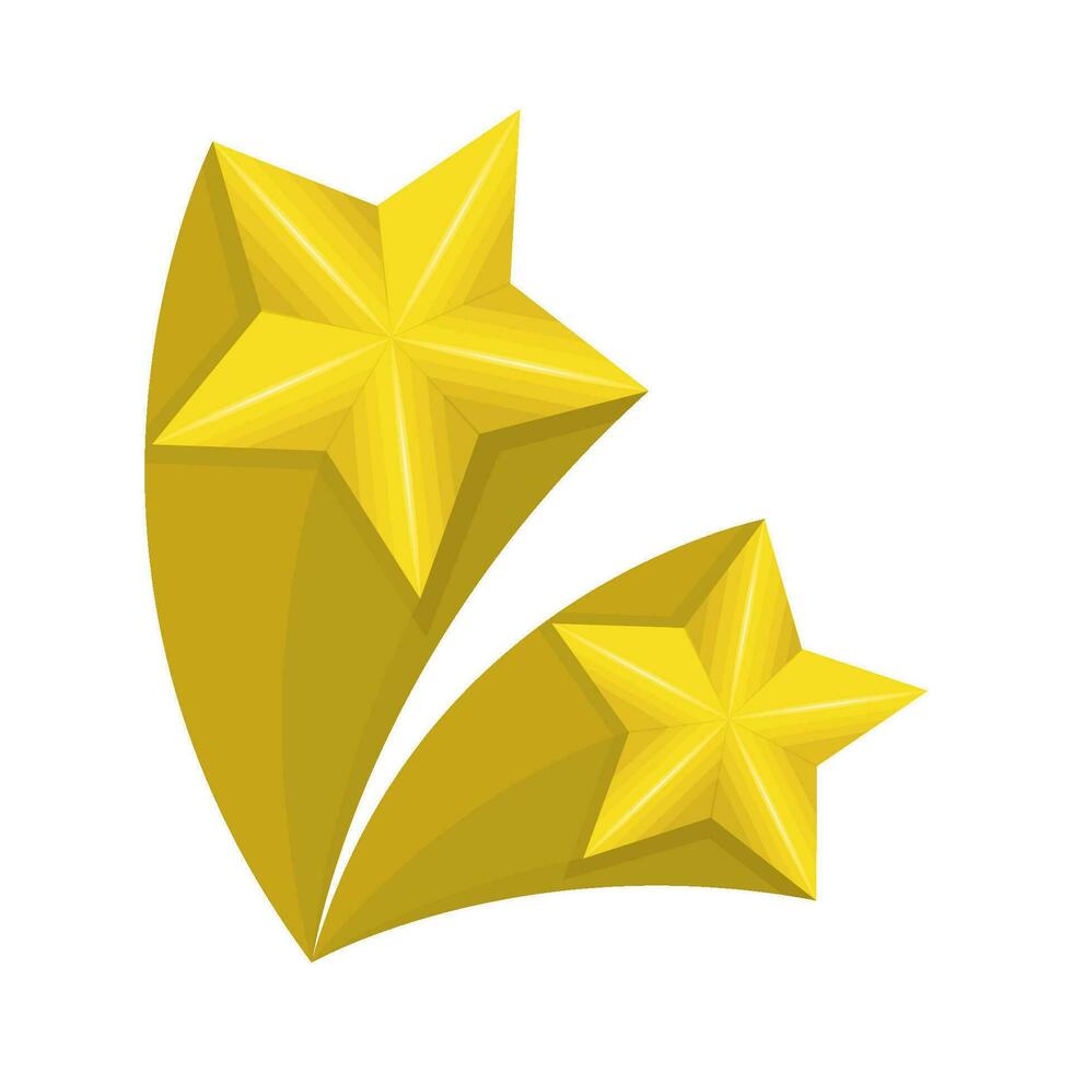 ouro Estrela ilustração vetor