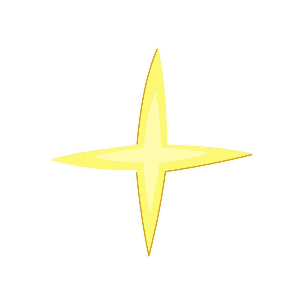 símbolo Estrela desenho animado vetor ilustração