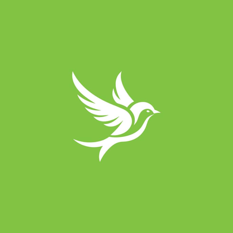 vôo pássaro logotipo Projeto placa do Paz logotipo vetor