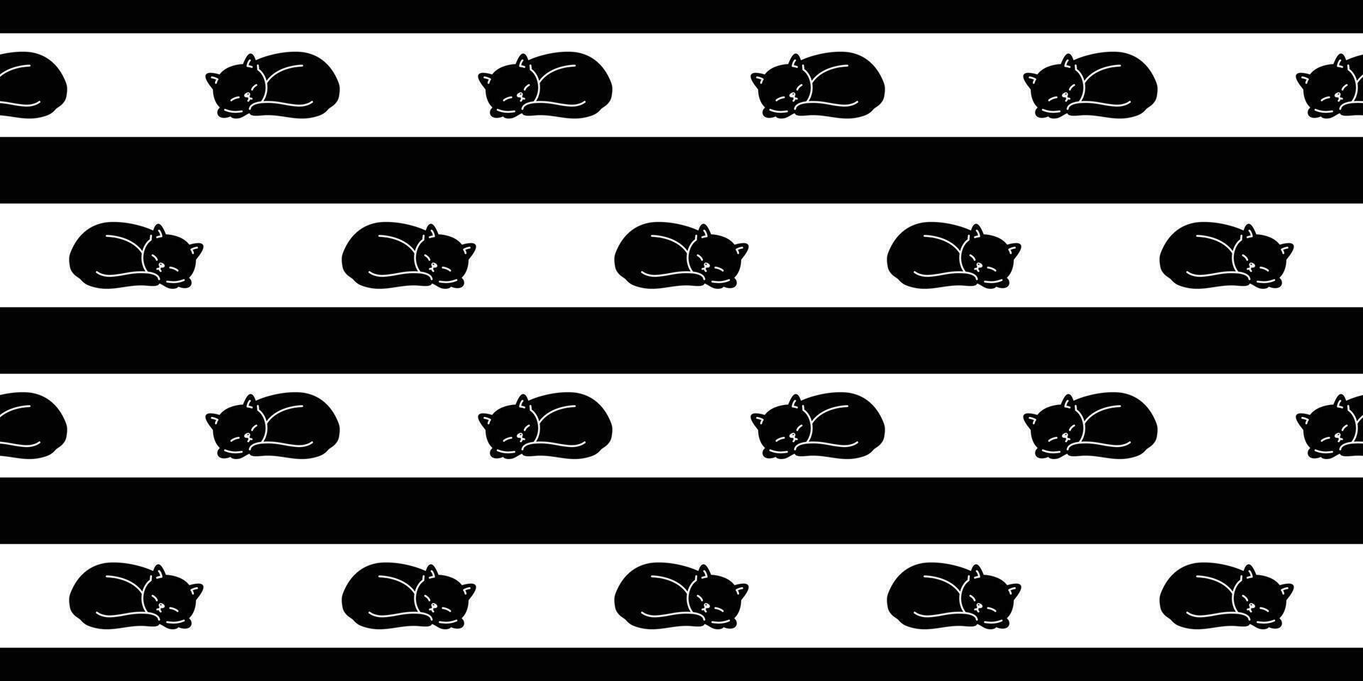 gato desatado padronizar vetor gatinho listras chita cachecol isolado desenho animado telha papel de parede repetir fundo ilustração Projeto