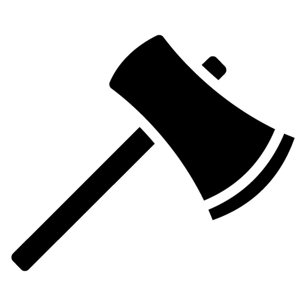 ícone de símbolo de machado vetor