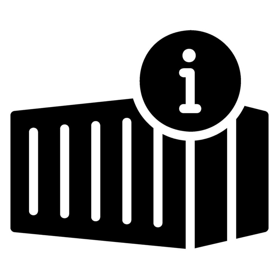 ícone de glifo de remessa mundial vetor