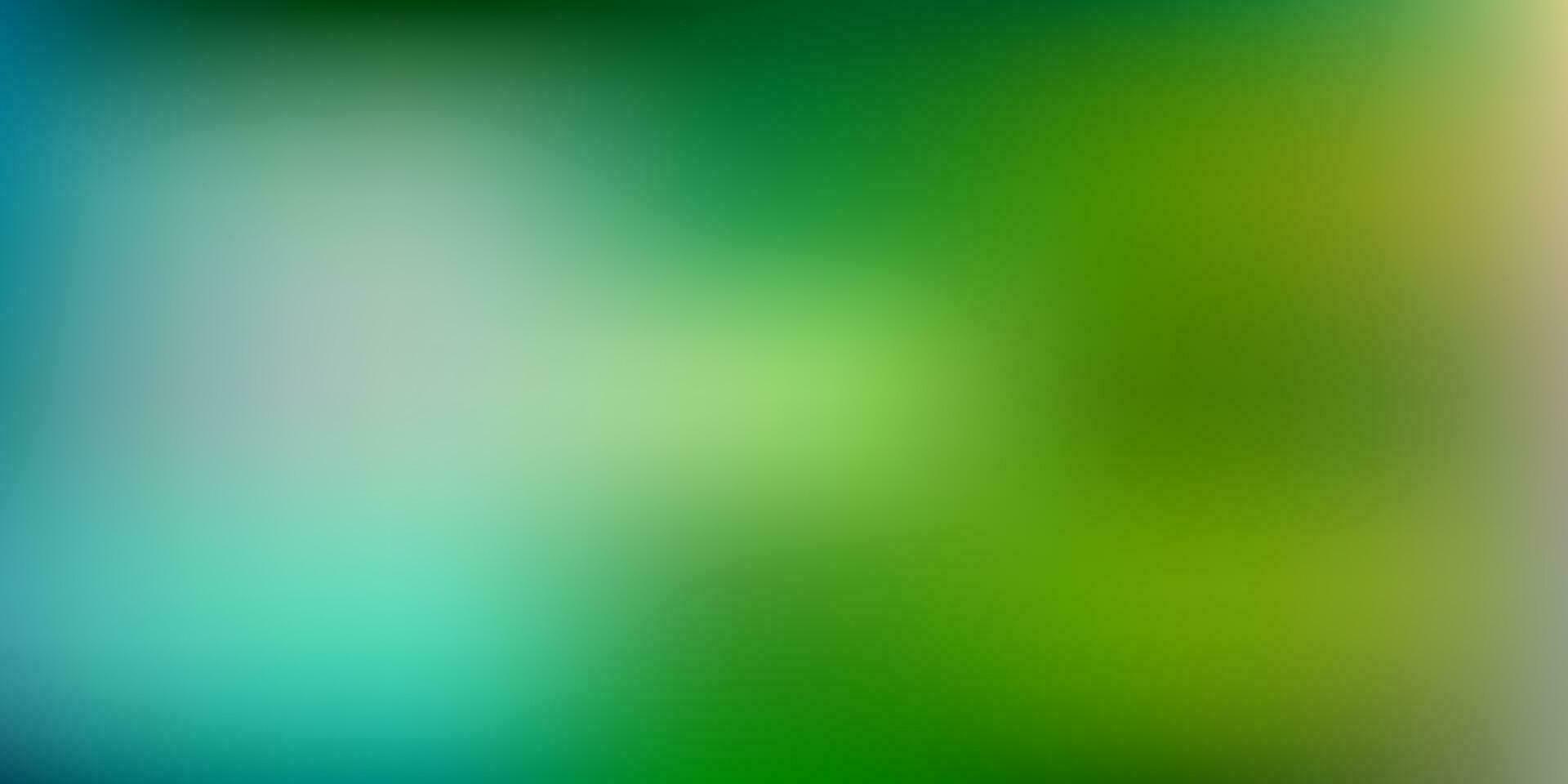 padrão de desfoque gradiente de vetor azul claro e verde.