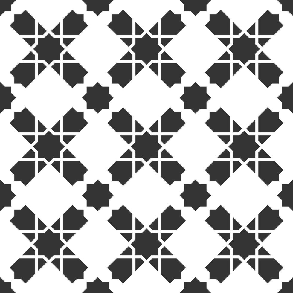 desatado abstrato geométrico padronizar dentro árabe estilo vetor