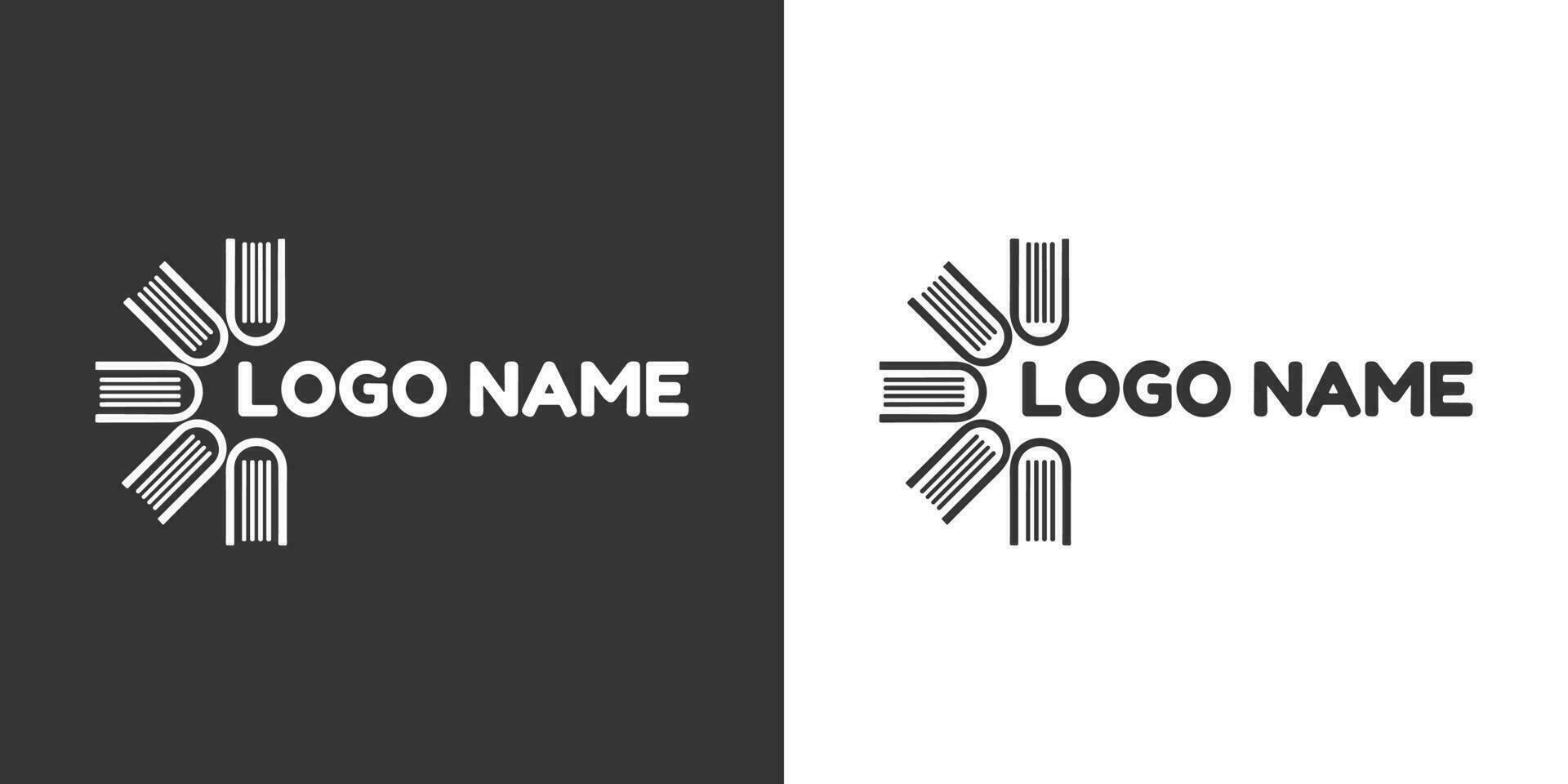 Educação logótipo conceito. logotipo Projeto modelo. vetor ilustração.