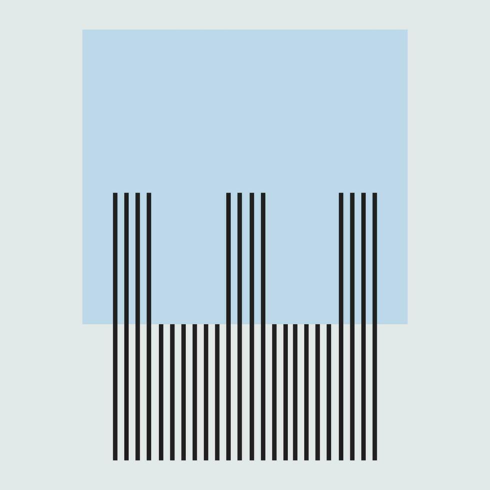abstrato código de barras Preto e branco cor. vetor ilustração.