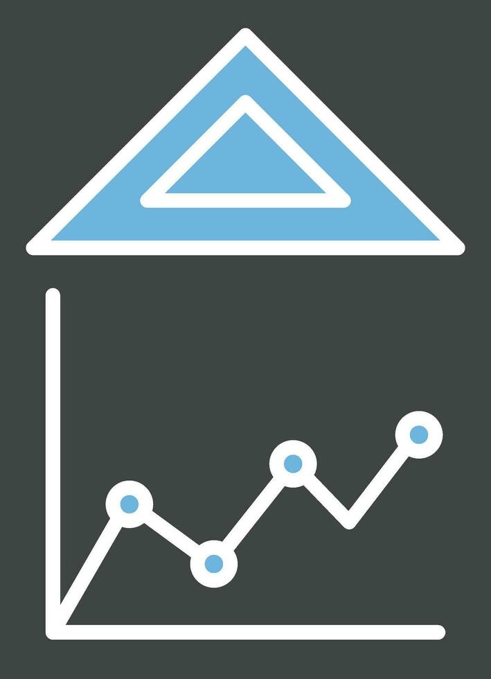 conjunto quadrado e gráfico ícone vetor imagem.