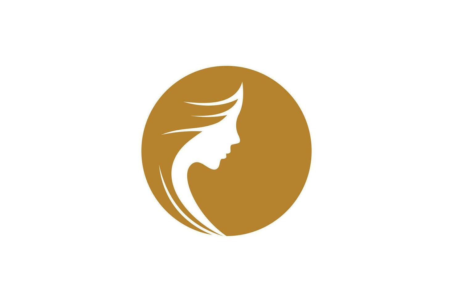 beleza mulher logotipo Projeto com criativo moderno vetor