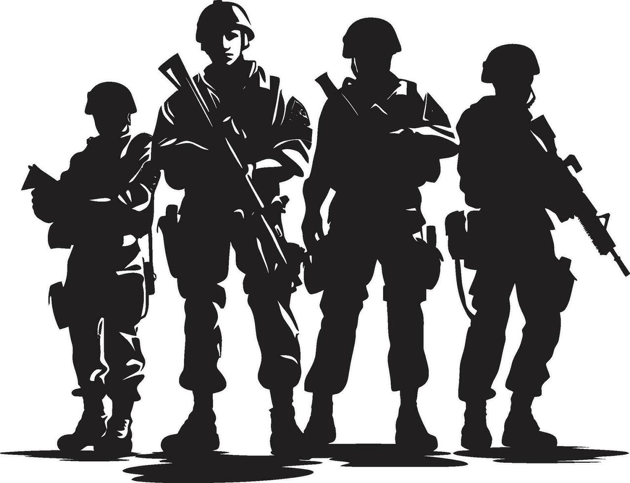 estratégico batalhão armado forças Preto emblema tático defesa corpo vetor exército grupo logotipo