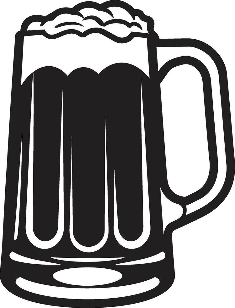 cervejeiro s toque vetor caneca símbolo mestre cervejeiro s orgulho Preto logotipo Cerveja caneca