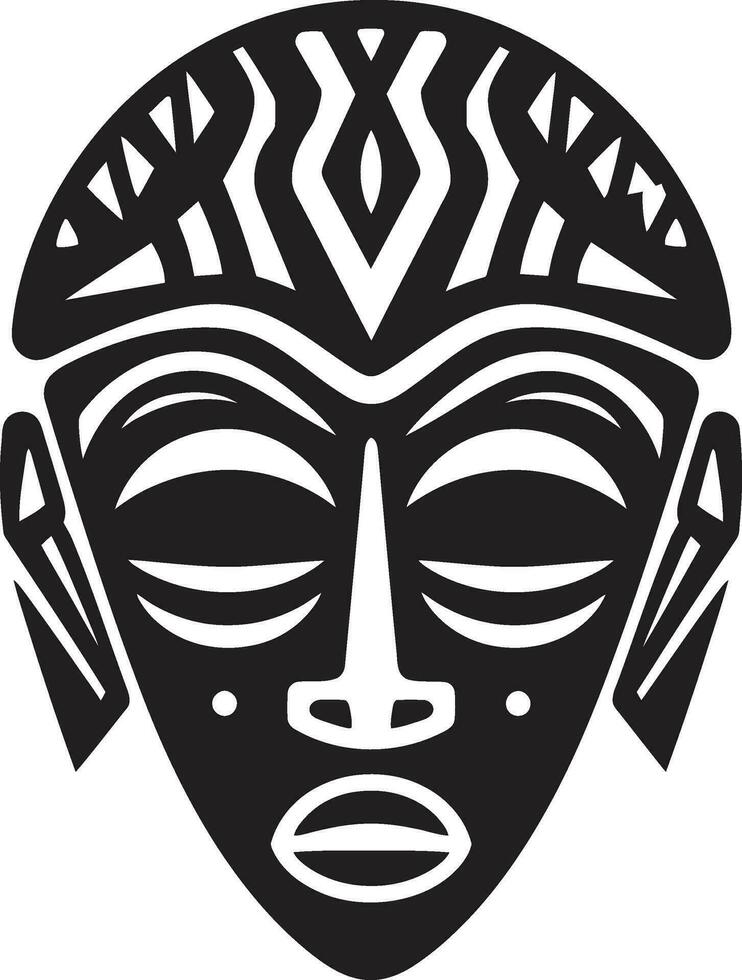 ancestral sussurros africano mascarar logotipo ritualístico herança vetor tribal mascarar