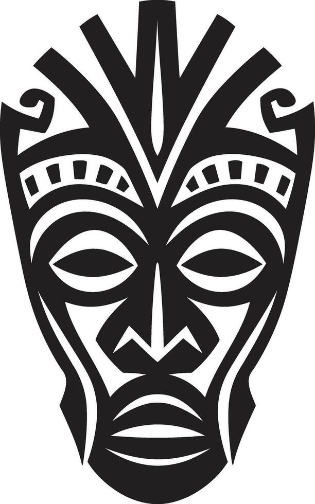 místico simbolismo africano tribal vetor arte cultural identidade icônico tribal mascarar logotipo