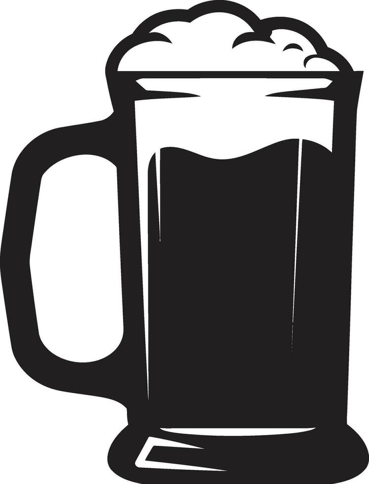 barril preparar vetor Cerveja emblema cerveja preta símbolo Preto cerveja caneca