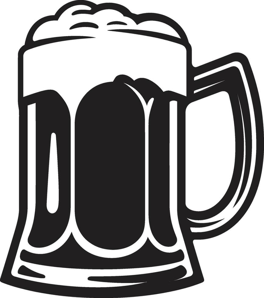 barril preparar vetor Cerveja emblema cerveja preta símbolo Preto cerveja caneca