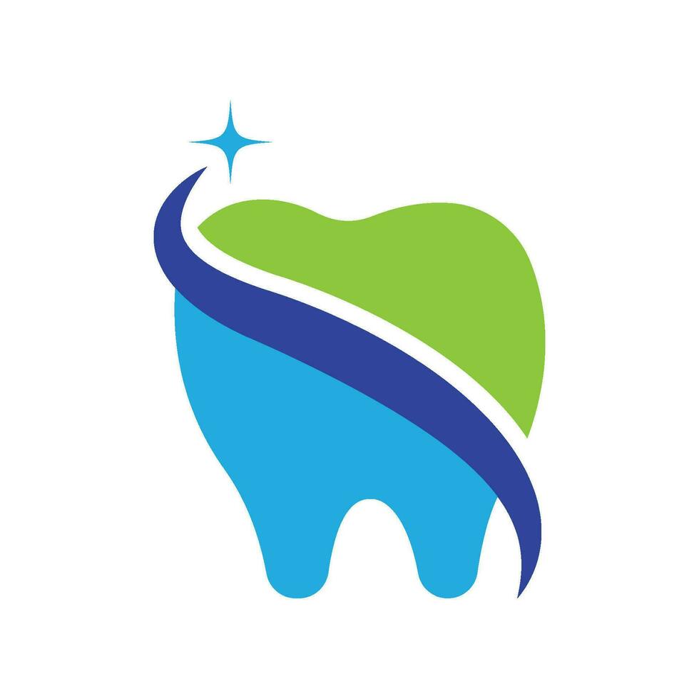 ilustração em vetor modelo logotipo dental