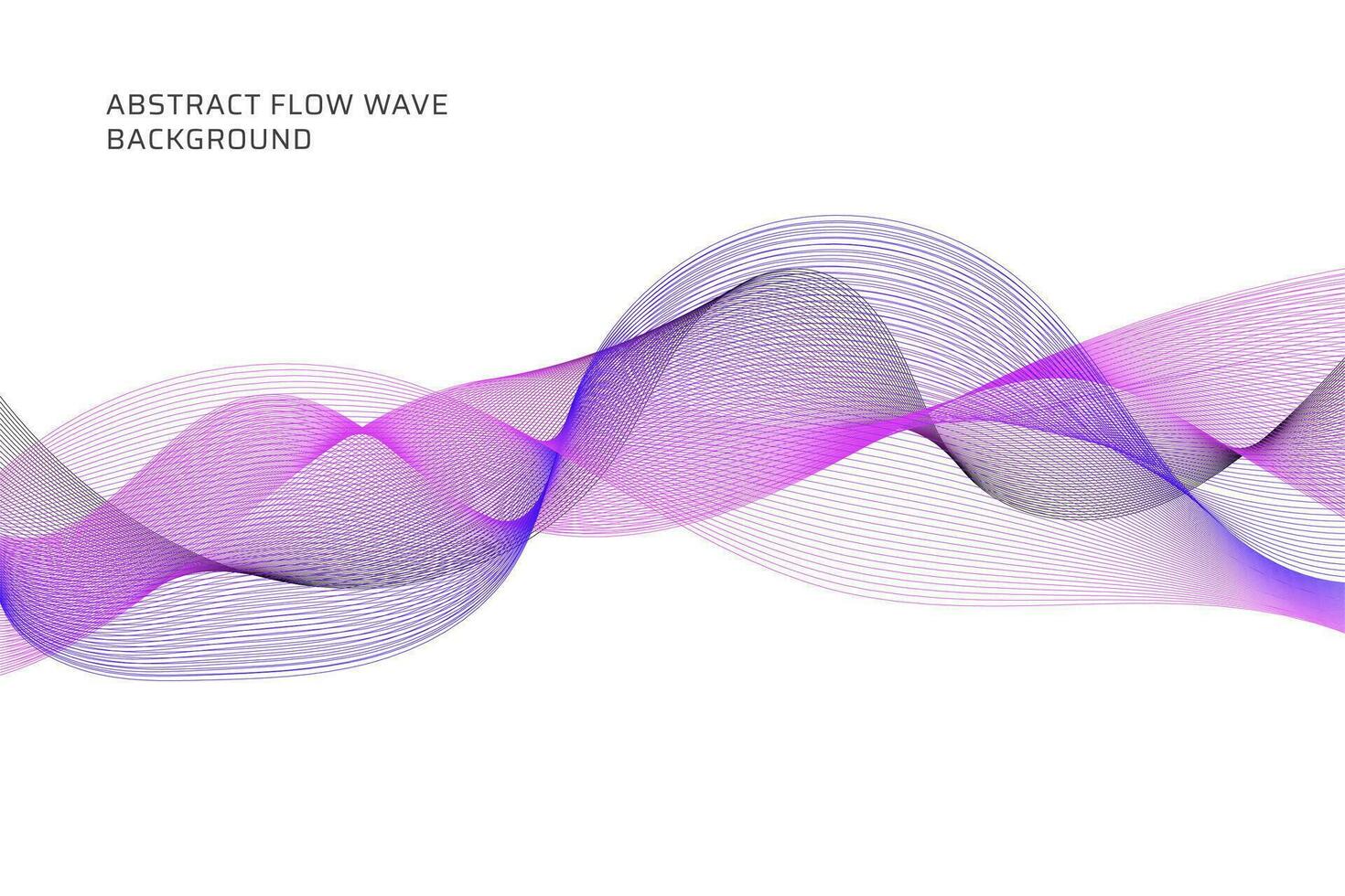 abstrato fluxo onda linhas fundo vetor