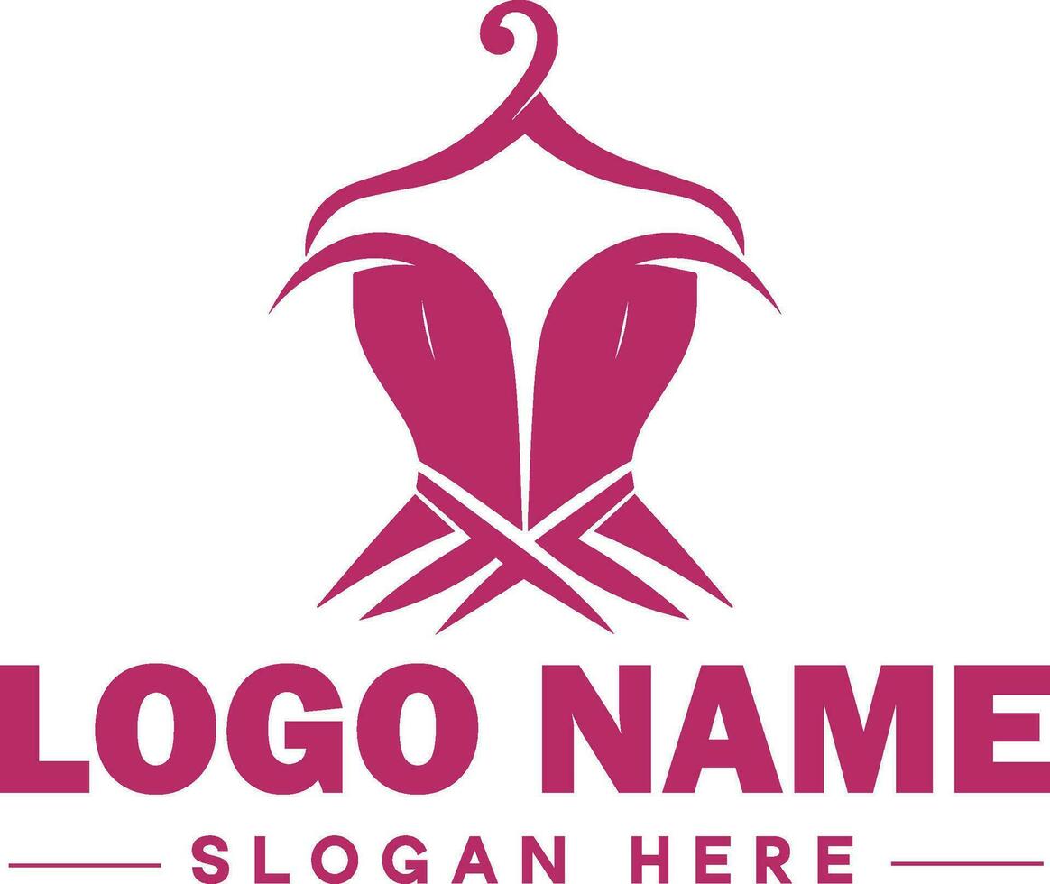 moda logotipo luxo glamour elegante logotipo ícone limpar \ limpo plano moderno minimalista o negócio logotipo editável vetor