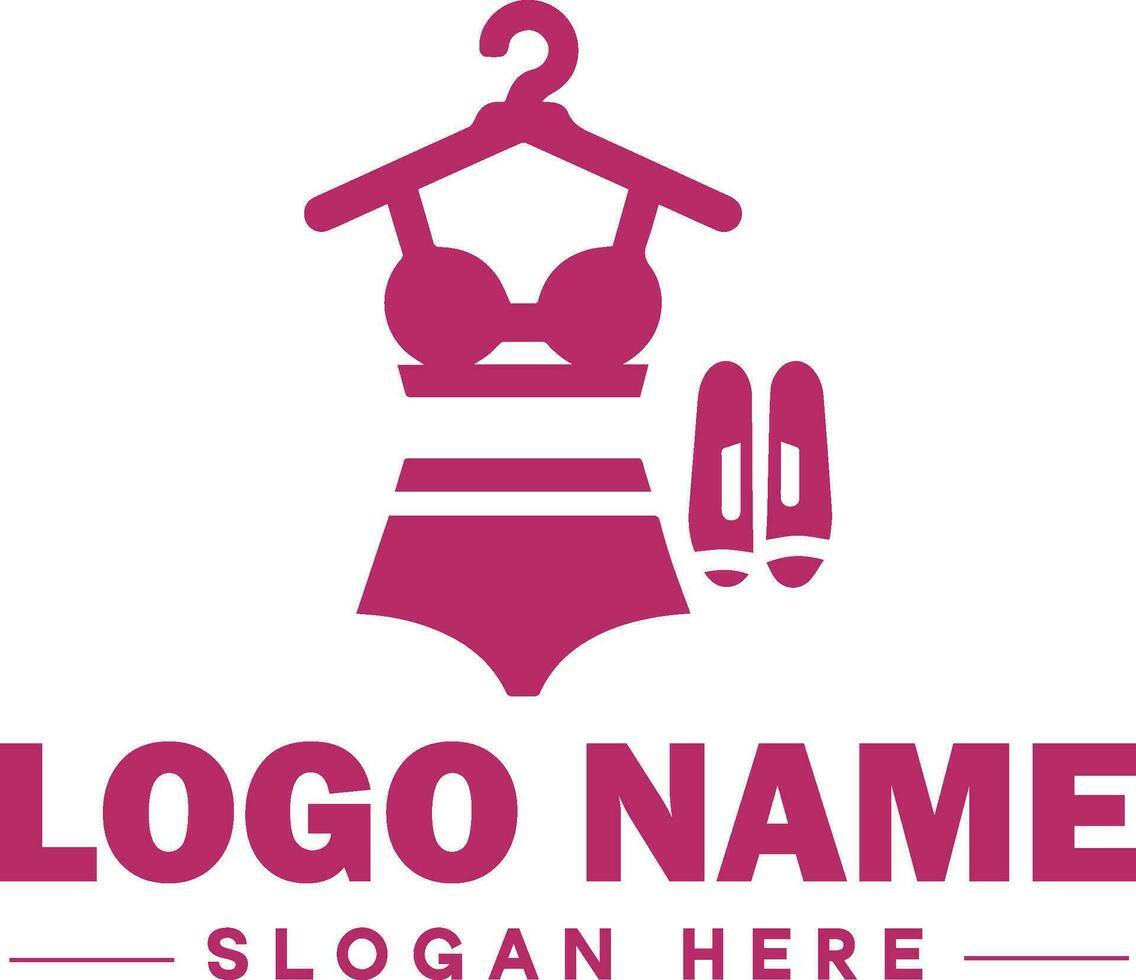 moda logotipo luxo glamour elegante logotipo ícone limpar \ limpo plano moderno minimalista o negócio logotipo editável vetor