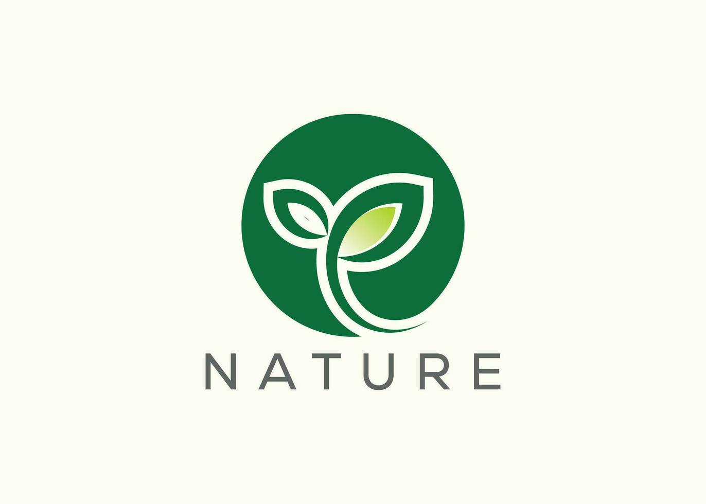 verde folha logotipo Projeto vetor modelo. natureza crescimento folha vetor logotipo.